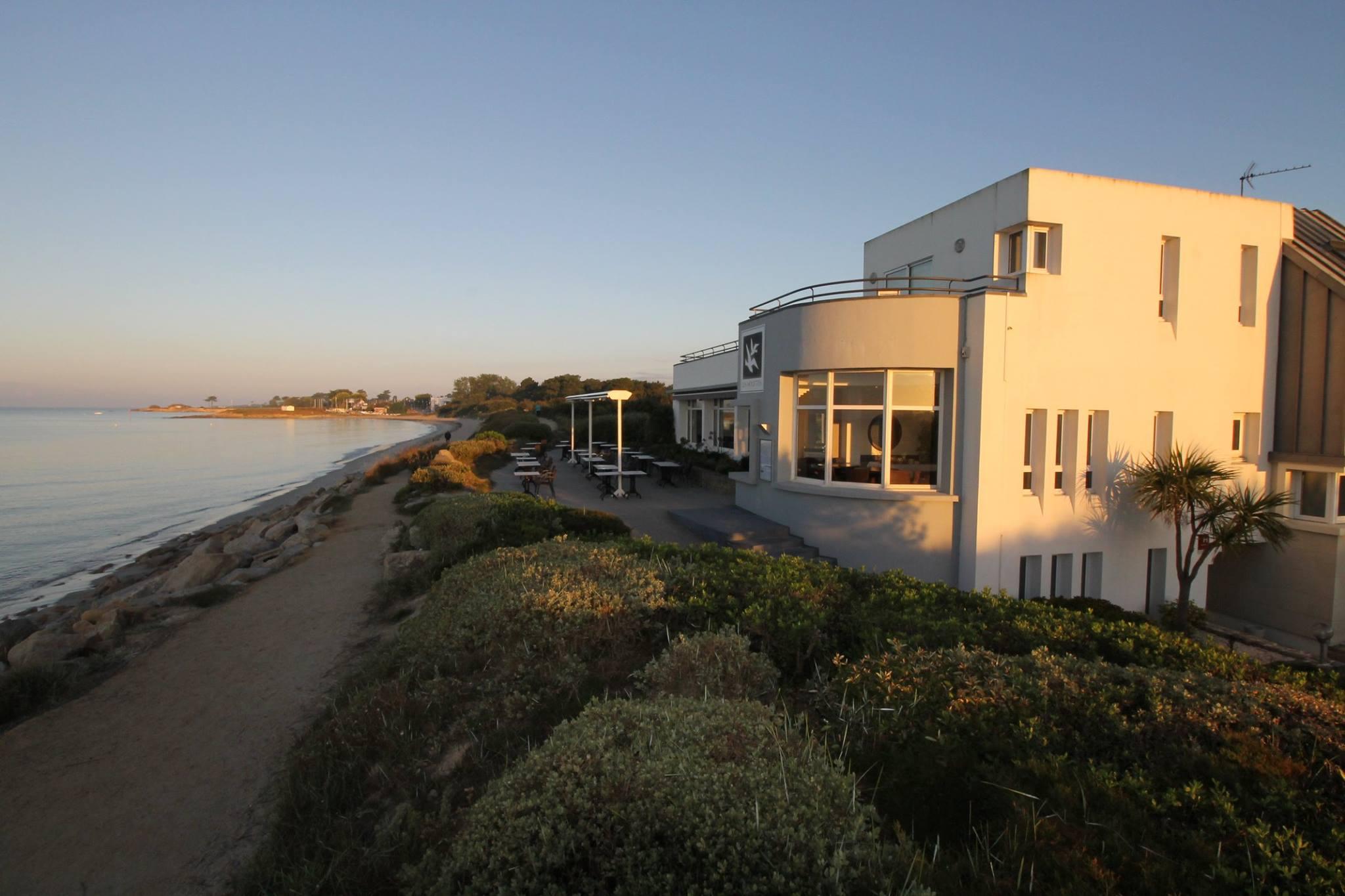 Logis Hotel & Restaurant Les Mouettes - Larmor Plage, Proche De Lorient Εξωτερικό φωτογραφία