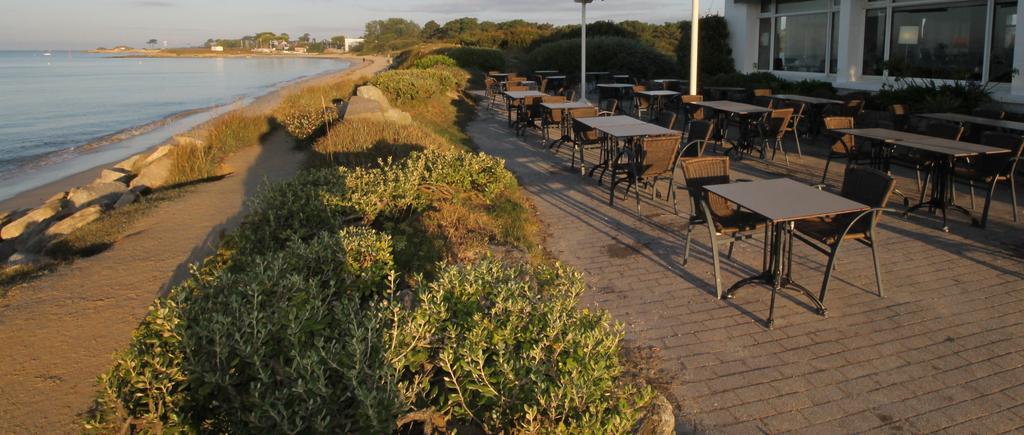 Logis Hotel & Restaurant Les Mouettes - Larmor Plage, Proche De Lorient Εξωτερικό φωτογραφία